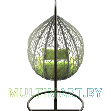 Подвесное кресло LoftyHome Noni 1147 (grey spots/green) картинка 4